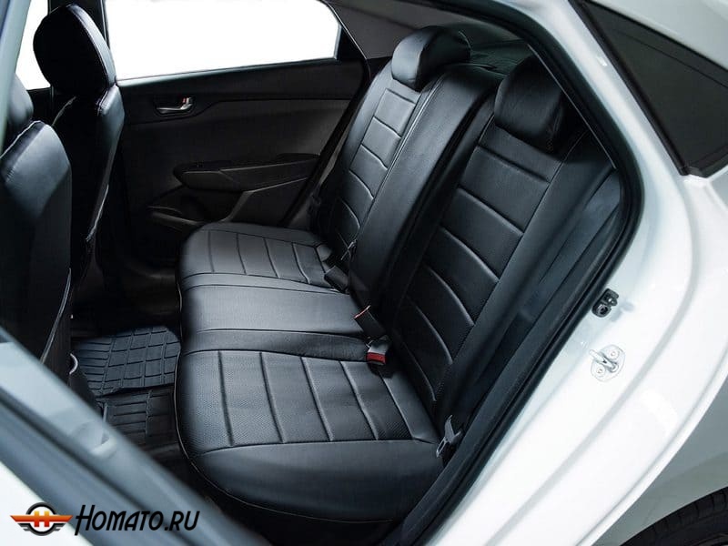 Чехлы на сиденья Audi A3 (8V) 2012-2020 седан и хэтчбек | экокожа, Seintex