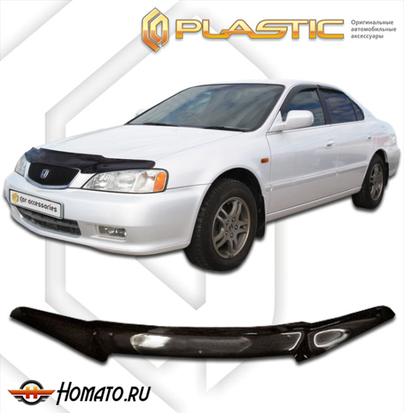 Дефлектор капота Honda Inspire 3 1999-2001 (VA4, VA5) | черный