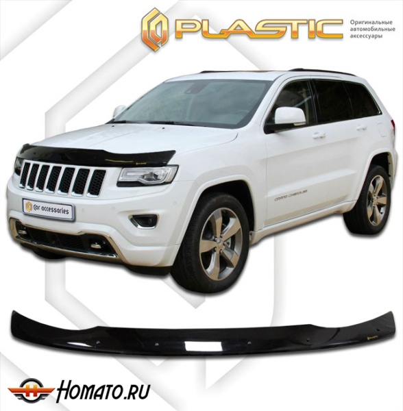 Дефлектор капота Jeep Grand Cherokee 4 2010- | черный