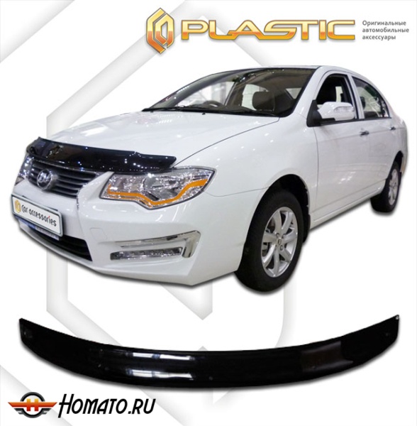 Дефлектор капота Lifan Solano 1 2014-2016 | черный