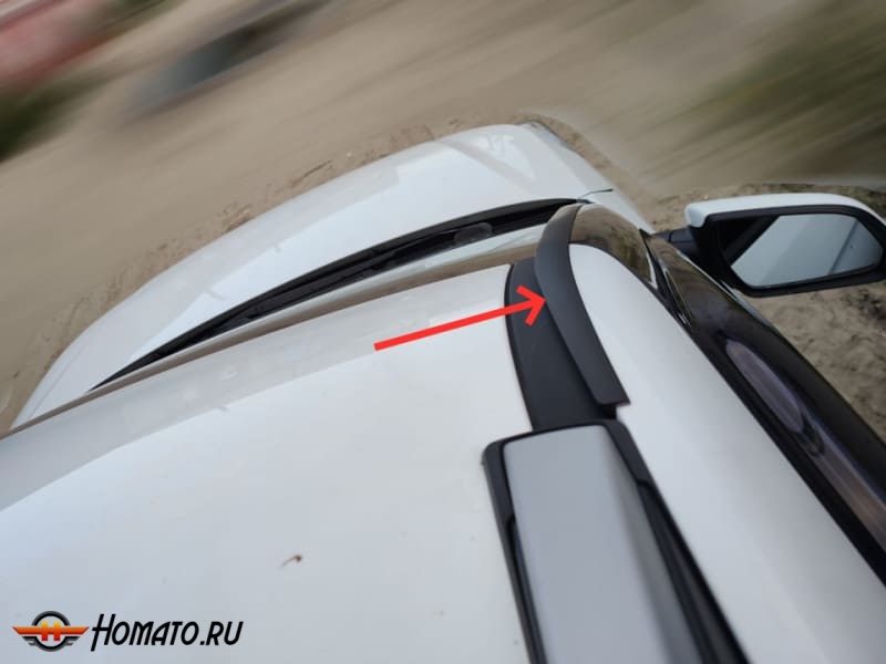 Водосток дефлектор лобового стекла для Nissan Qashqai 2014+/2019+ | без рейлингов