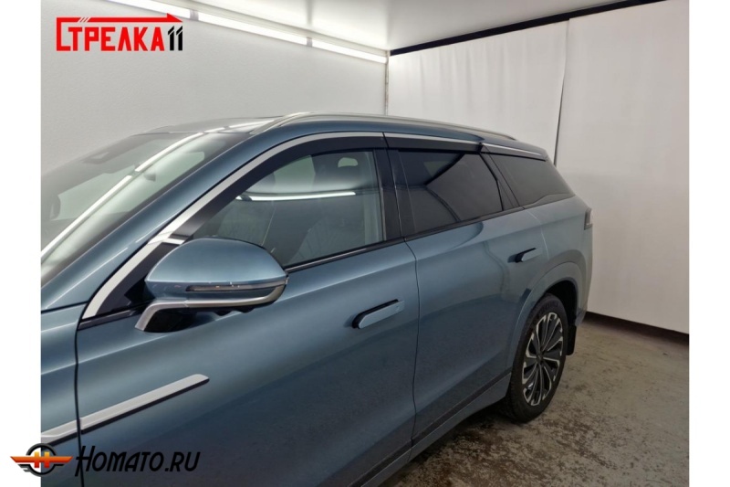 Дефлекторы Jaecoo J8 2024+ | премиум, плоские, 2D