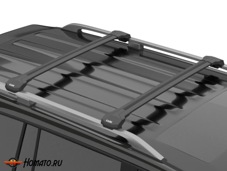 LUX CONDOR для Haval H9 2 2024+ | Багажник на классические рейлинги | 130 см