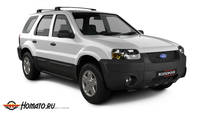 Пороги подножки Ford Maverick 2004-2007 | алюминиевые или нержавеющие