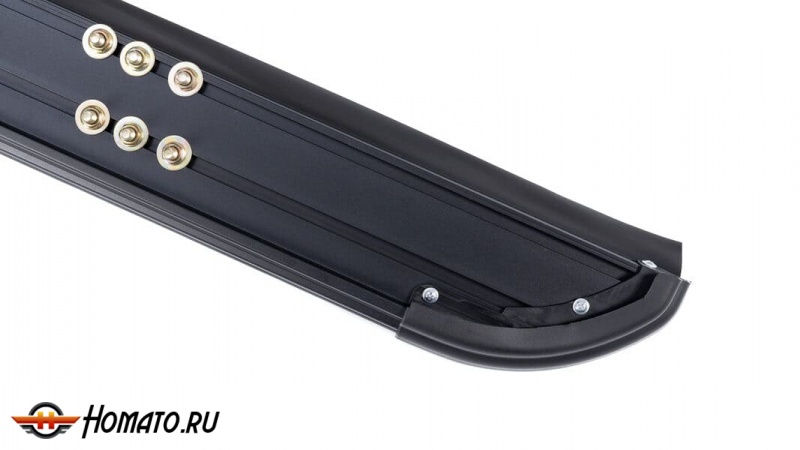 Пороги подножки Джили Атлас 2 2024+ | алюминиевые или нержавеющие