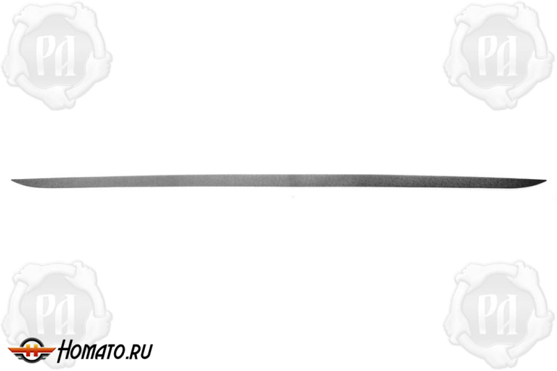 Накладка на кромку крышки багажника для Лисян Л6 2024+ | шагрень, со скотчем 3M