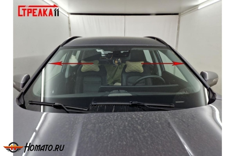 Премиум водостоки дефлекторы лобового стекла Tenet T7