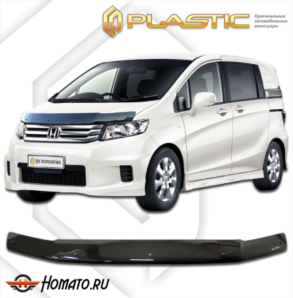 Дефлектор капота Honda Freed Spike 2010-2014 | черный