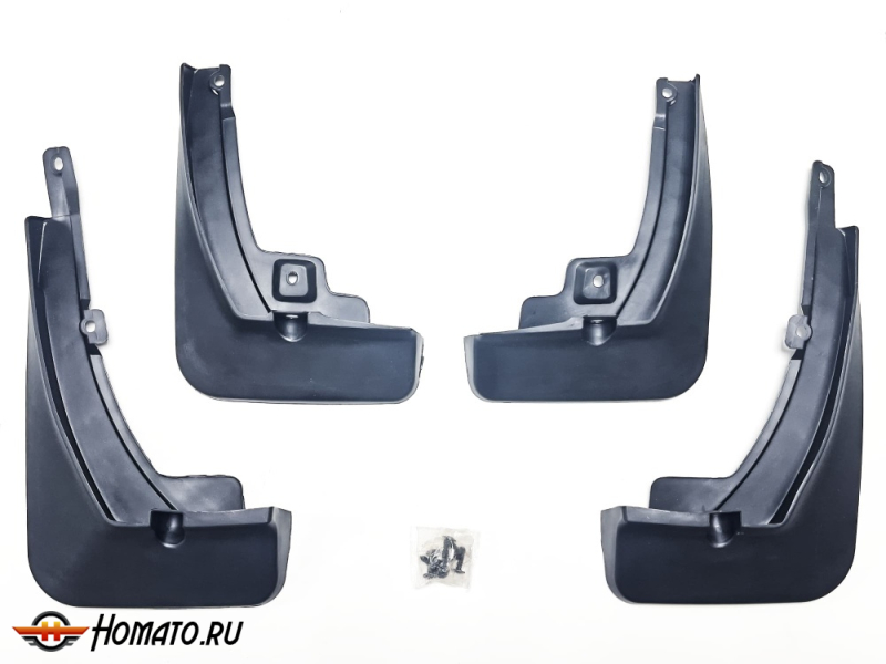 Брызговики OEM для Джили Монджаро 2023+ | комплект: передние+задние