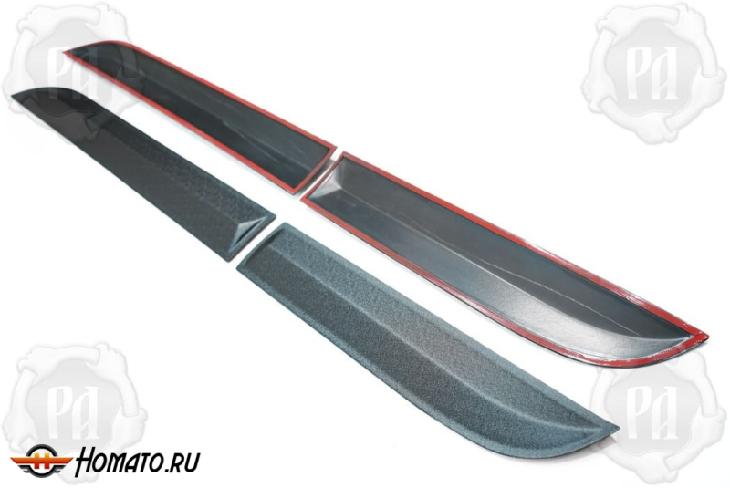 Молдинги на двери для Рено Дастер 1 2010-2020 | шагрень