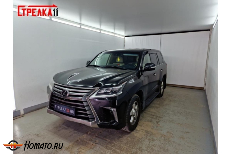 Дефлекторы Lexus LX570 2015-2022 | из 6 частей, премиум, плоские, 2D