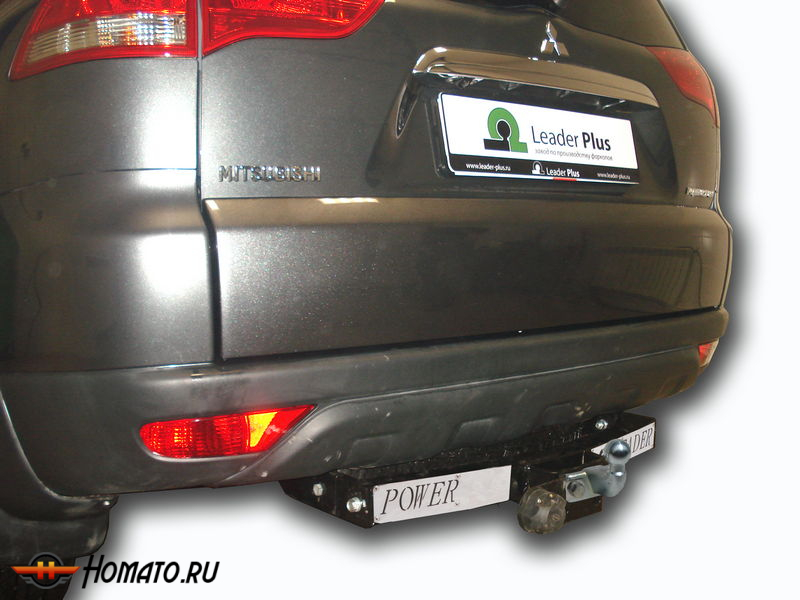 Фаркоп MITSUBISHI PAJERO SPORT 3 2017-/2021- | шар F - кованый, с пластиной из нержавейки | Лидер Плюс | M115-F(N)