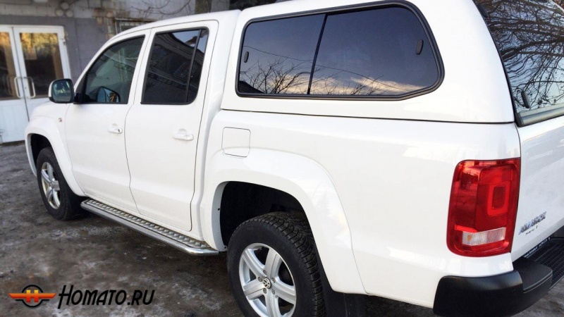 Пороги подножки Volkswagen Amarok 2010+/2016+ | алюминиевые или нержавеющие