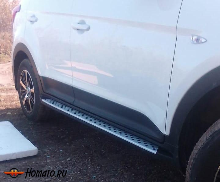 Пороги OEM для Hyundai Creta 2015+/2020+ | Bmw style