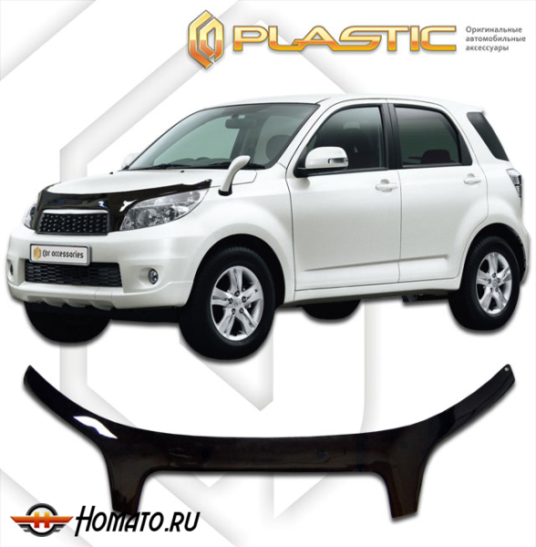 Дефлектор капота Daihatsu Be-Go 2006- | exclusive, черный