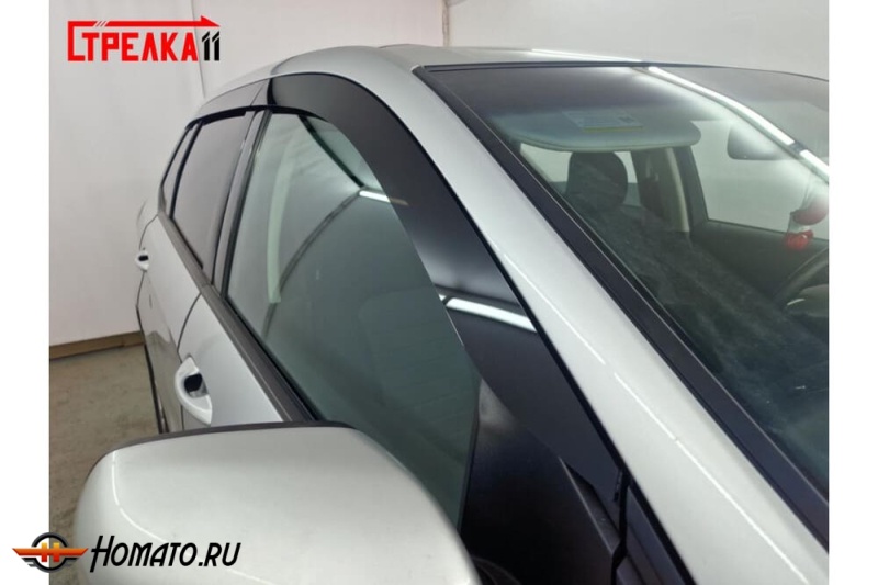 Дефлекторы Ford Edge 2 2015-2020 | премиум, плоские, 2D