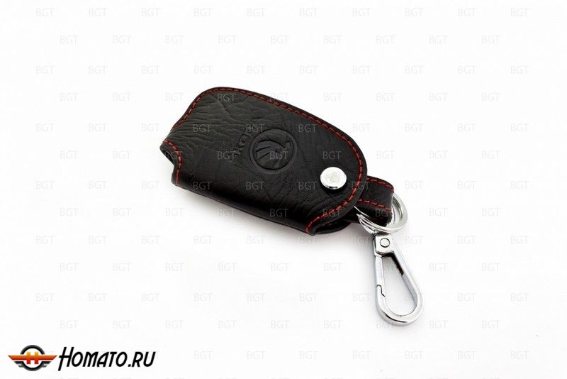 Брелок «кожаный чехол» для выкидного ключа Skoda Octavia, Fabia