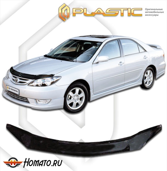 Дефлектор капота Toyota Camry 30 2004-2006 (ACV30,35) | черный