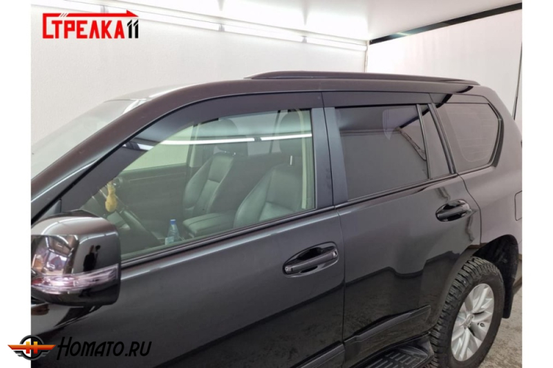 Дефлекторы Lexus GX 460 2010-2022 | из 6 частей, премиум, плоские, 2D