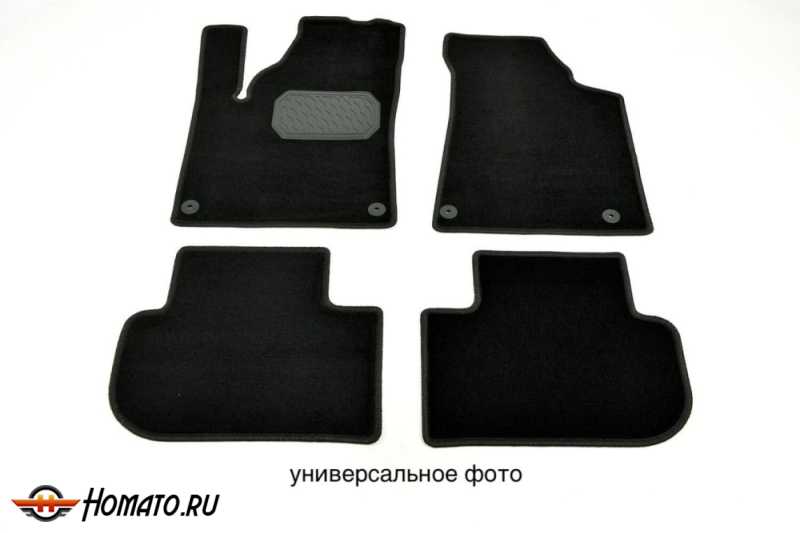 Коврики Фотон Тунланд В9 2024+ | текстильные, черные, Norplast