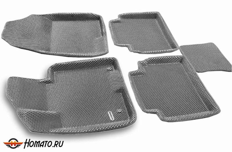 3D EVA коврики Хендай Туссан 4 2021+ | с бортами