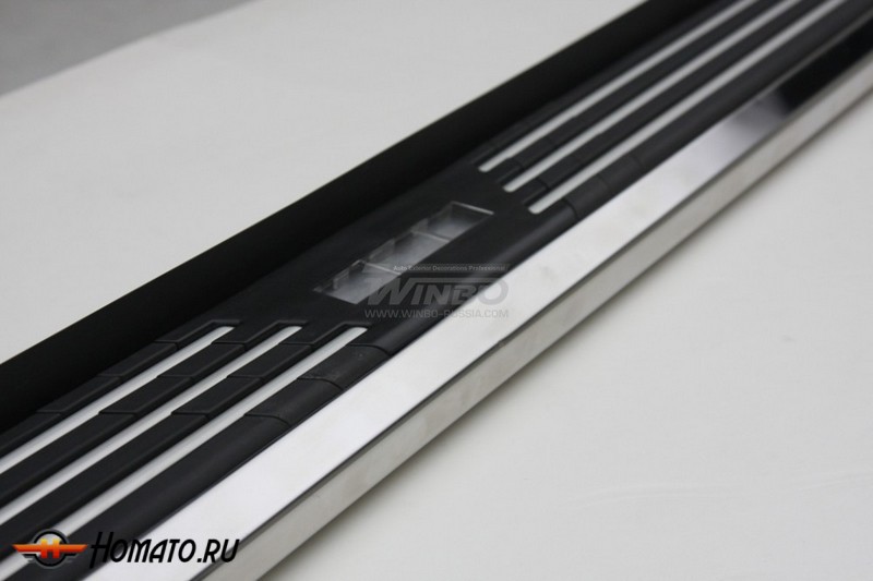 Подножки с кронштейнами на Nissan Qashqai 2014+/2019+ | серия Fuga-67