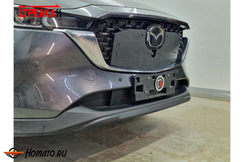 Зимняя защита радиатора Mazda CX 5 (KF) 2022+ Китай | на стяжках