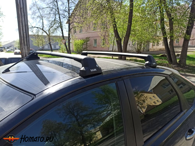 Багажник на крышу Mazda 3 BL 2009-2013 седан | в штатное место | LUX СITY