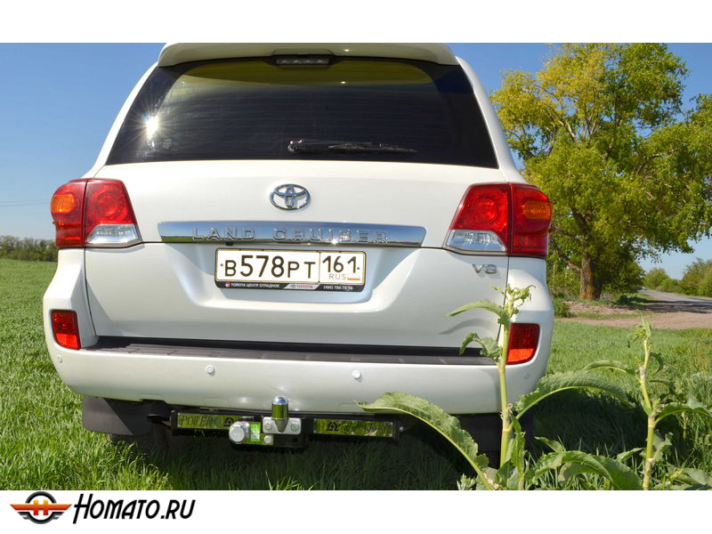 Фаркоп LEXUS LX 570 / LX 450d | шар F - кованый, с пластиной из нержавейки | Лидер Плюс | T110-F(N)