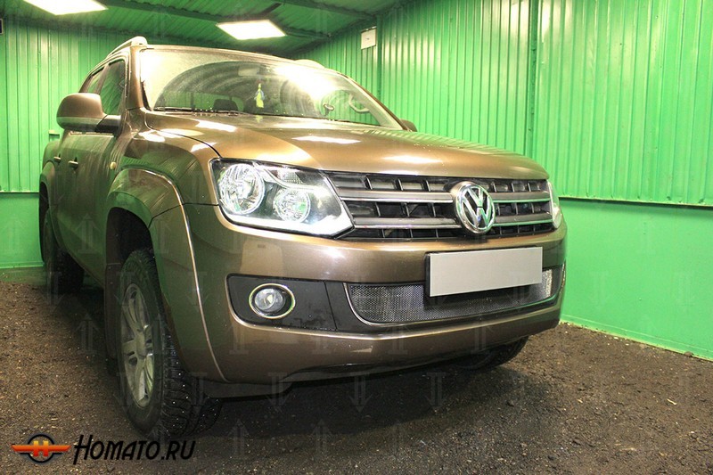 Защита радиатора для Volkswagen Amarok (2010-2015) дорестайл | Стандарт