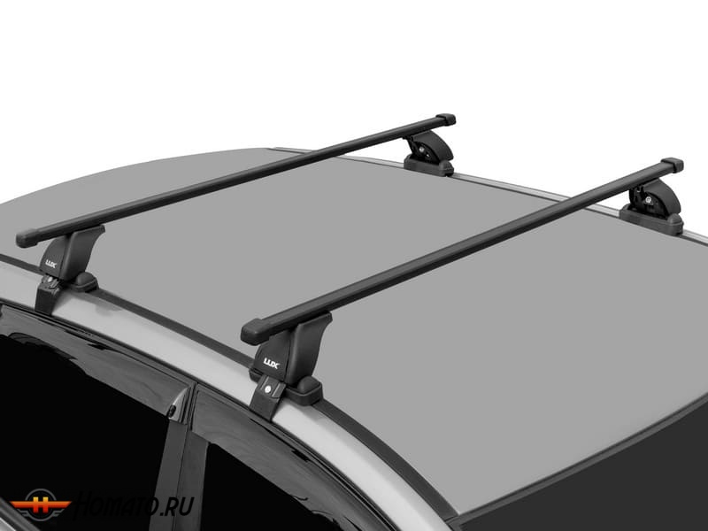 Багажник на крышу Nissan Tiida C13 (2015-2018) хэтчбек | за дверной проем | LUX БК-1