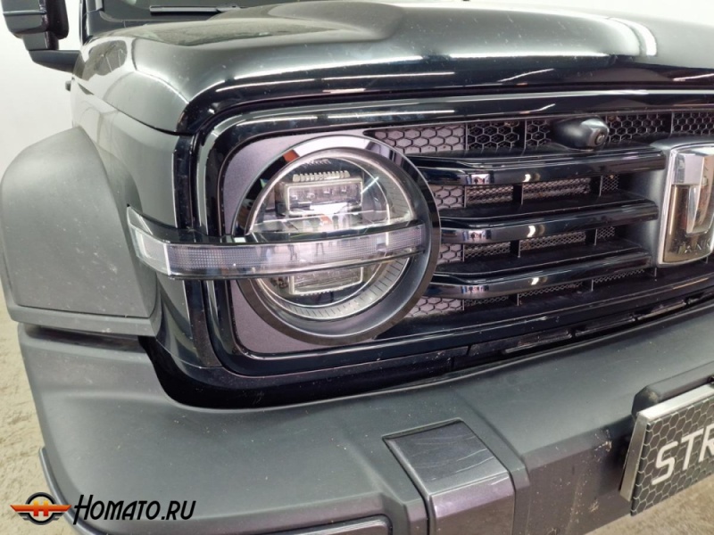 Накладки на фары для Танк 300 | 2 штуки, кольца