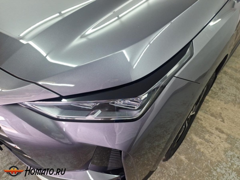 Накладки на фары для ГАК ГС4 2025+ | 2 штуки, декор