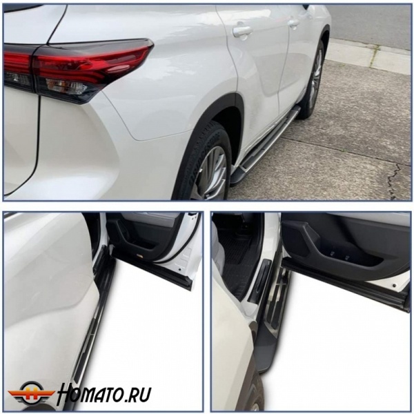 Пороги для Toyota Highlander 2021+ XU70