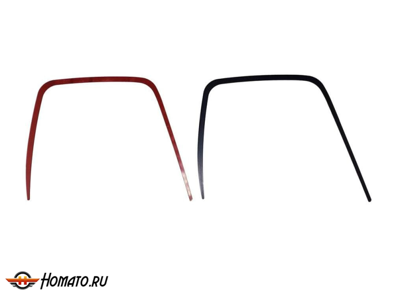 Накладки на передний бампер для Haval F7X 2 2024+ | 2 штуки, декор