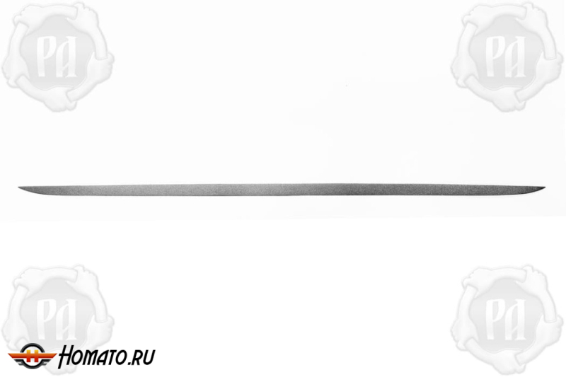 Накладка на кромку крышки багажника для Чери Тигго 9 2024+ | шагрень, со скотчем 3M