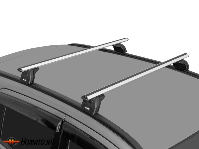 Багажник на крышу Kia Soul 2 2016-2019 рестайл | на низкие рейлинги | LUX БК-2