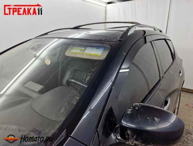 Премиум водостоки дефлекторы лобового стекла Nissan Murano 2 (Z51)