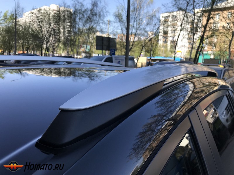 Рейлинги OEM-style на Toyota RAV4 2013+/2015+ | серебристые