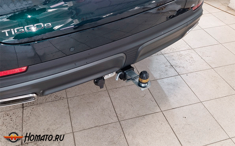 Фаркоп Chery Tiggo 9 2024- | шар A - оцинкованный, нагрузка 50/1250 | MOTODOR | 99025-E