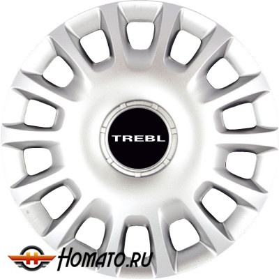 Колпаки на колеса R13,R14,R15,R16 | гибкие, ударопрочные, 4 штуки, TREBL