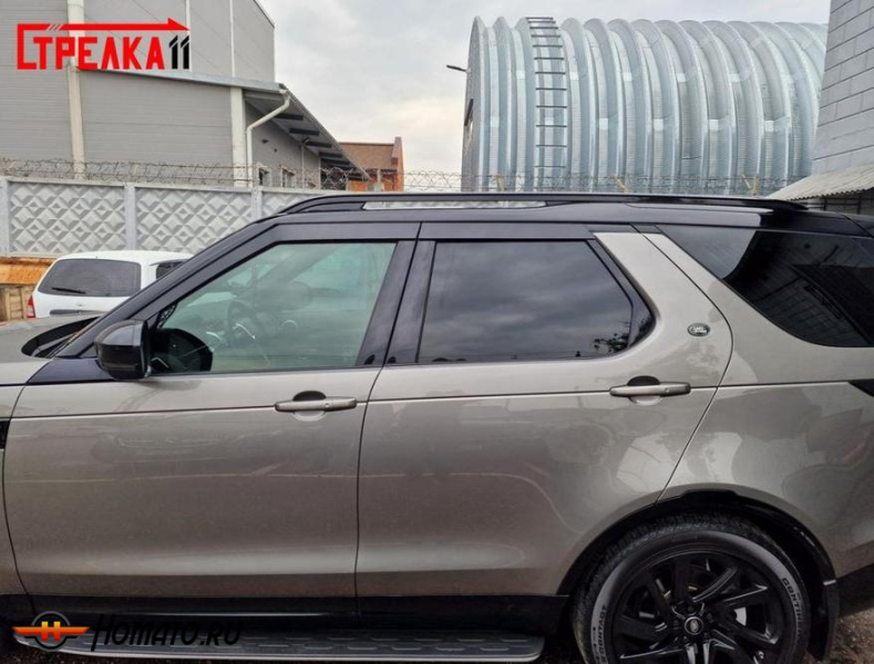 Дефлекторы Land Rover Discovery 5 (L462) 2017+/2021+ | из 4 частей, премиум, плоские, 2D