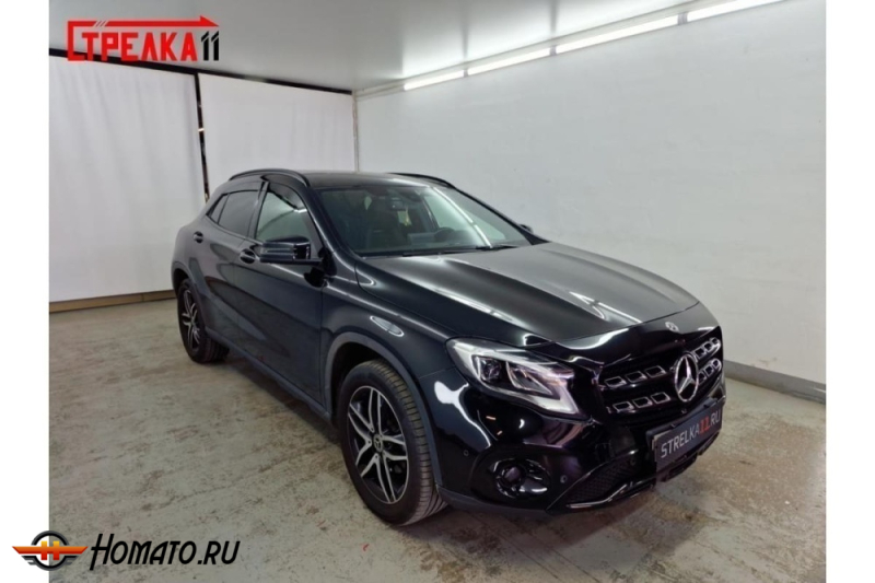 Дефлекторы Mercedes GLA (X156) 2014-2020 | из 4 частей, премиум, плоские, 2D