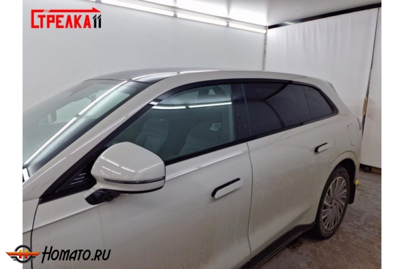 Дефлекторы Exeed Exlantix ET 2025+ | из 4 частей, премиум, плоские, 2D