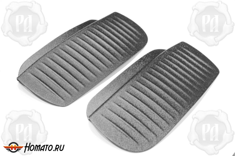 Накладки на пороги задних арок Nissan Qashqai J10 2007-2014 | шагрень
