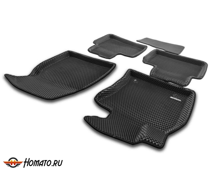 3D EVA коврики Тойота Камри 80 2024+ | с бортами, Euromat 3D