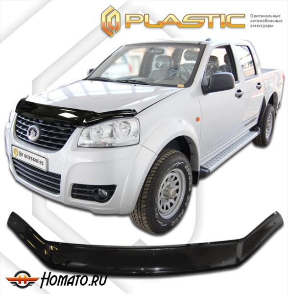 Дефлектор капота Great Wall Wingle 5 2012-2016 | черный