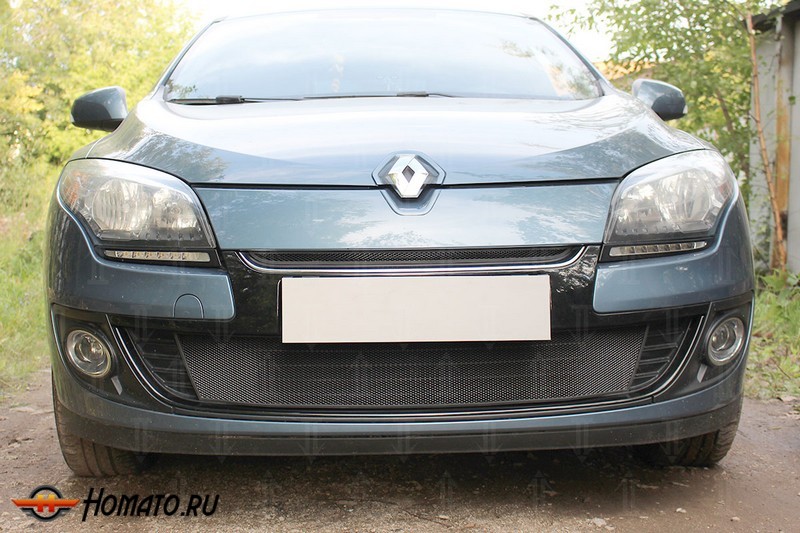 Защита радиатора для Renault Megane 3 (2012-2014) рестайл-1 | Стандарт
