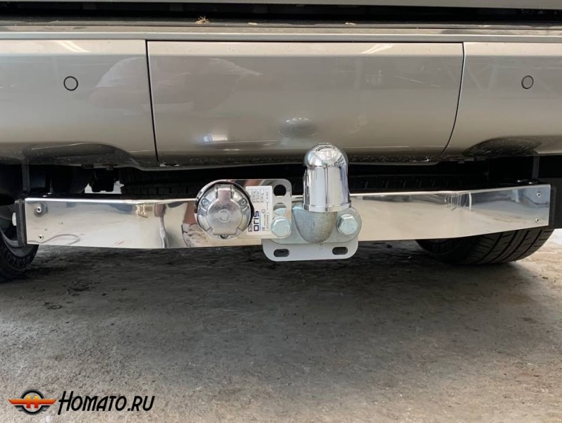 ТСУ фаркоп TOYOTA Land Cruiser J200 2007- Executive, Excalibur | шар F | фланцевый | с хром пакетом | ORIS | 3018-FL