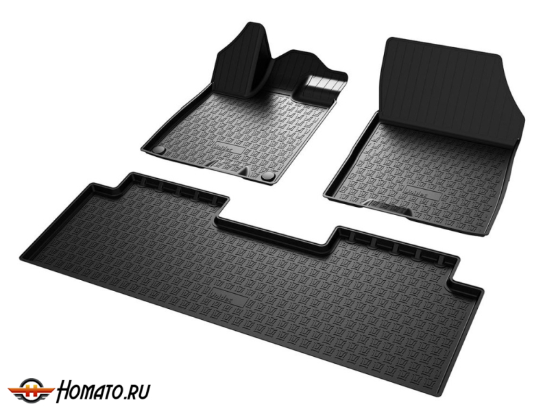 Коврики GAC GS4 2025+ (2WD) | полиуретановые, черные, Norplast